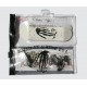 CLOSEUP SKULL HAND SET WHITE